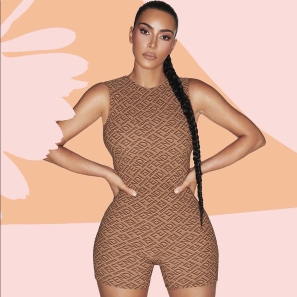 NWT Fendi Skims Sleeveless Midthigh Bodysuit in California ***RARE***